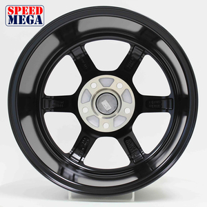 ล้อแม็กซ์ Speed Mega 17x8.0J น้ำหนักเบา 6 ก้าน ขอบลึก 5x114.3 ET35 ผ่านการรับรอง JWL VIA DOT-T รับน้ำหนักได้ 690 กก. สีดำ - Product Image 3