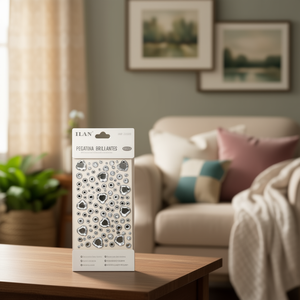 Ilan Pegatinas Brillantes 3-18mm Blancas 120 Unidades Aprox. - Product Image 2