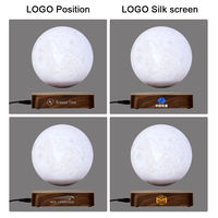 Lampe de table lune flottante magnétique à LED, lumière de nuit créative, lampe de bureau simple et tendance, protection des yeux