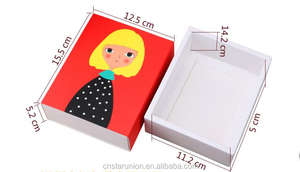 批发新设计折叠盒生态友好艺术纸食品包装蛋挞蛋糕饼干甜点糖果包装盒 - Product Image 5