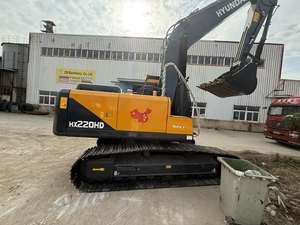Excavadora de cadenas Hyundai HX220HD de alta calidad, usada, modelo 2020, cucharón de 1.05m, componentes principales de motor/cojinete de origen japonés - Product Image 2