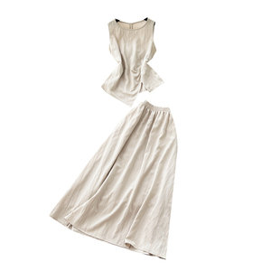 <span class=keywords><strong>Ensemble</strong></span> décontracté d'été 2 pièces pour femme : haut et jupe taille haute ajustée, survêtement de <span class=keywords><strong>jogging</strong></span>, vente en gros - Product Image 5