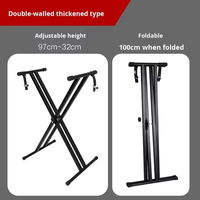 Wholesale NO MOQ Z-type X-type Stand Thickened 61 88 Key Organ Electronic Keyboard Adjustable Piano Accessories
