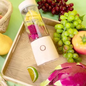 Custom Logo 400ml Portable Juicer Cup 60W Mini USB Rechargeable 6-Blade Machine for Home <b>Car</b> Use Fruit Tool Battery Christmasgif - Product Image 2