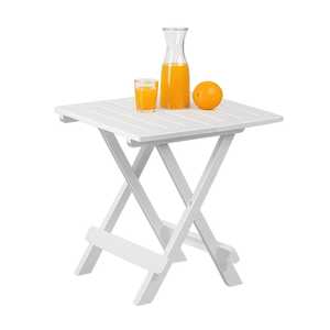 <b>Small</b> Square Folding Plastic Garden <b>Table</b> 44x44x50 Cm Outdoor Indoor Use - Product Image 6