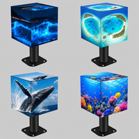 Affichage LED en forme de Rubik's Cube P2.5 GOB, écran créatif 3D magique pour signalisation d'accueil des centres commerciaux, étanche IP65, 6000cd/m
