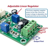 Module amplificateur de signal DC, gain 1-1000x, réglable indépendamment en deux étapes, carte d'alimentation analogique simple à régulation linéaire