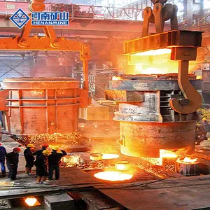 20ton/5ton A7 foundry bridge two beam casting crane for high temperature working enviroment
