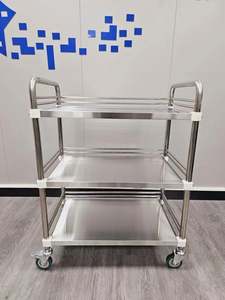 Troli laci pasien rumah sakit medis besi tahan karat rumah sakit - Product Image 6