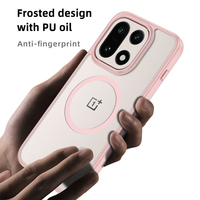 Coque de téléphone magnétique givrée pour OnePlus 15 13 Nothing Phone 3, coque de luxe antichoc fine mate, pare-chocs souple anti-traces de doigts