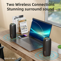 Altavoz Portátil Compacto e Inmersivo MP2 de 20W con Efectos de Luz RGB y 8 Horas de Reproducción para Ejercicios Matutinos