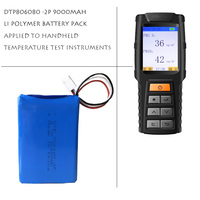 Paket baterai kustom 806080 3.7v li ion baterai polimer 9000mah untuk perangkat portabel