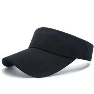 Cappelli per visiera ad asciugatura rapida ad asciugatura rapida per cappelli da sole regolabili da spiaggia con Logo stampato Logo personalizzato all'ingrosso per donna uomo