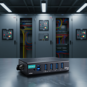 Moxa UPort 404A-T Hub USB Industrial Tipo A 3.0 de 4 Puertos con Entrada de Alimentación para Uso Industrial - Product Image 3