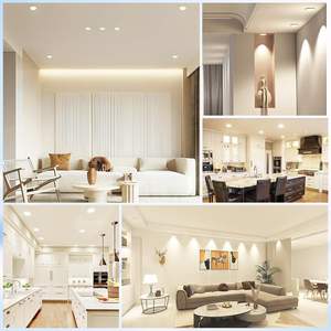 Lámpara de Techo LED Ultrafina con Cambio de Color para Habitación Infantil, Superficie Cuadrada, Alto CRI 95, 5000K Luz Diurna, Aluminio Plano, IP44 - Product Image 5