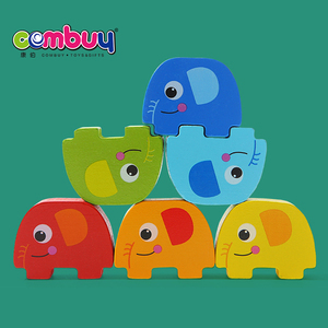 Jeu d'éléphant 45 pièces, jouets d'apprentissage d'équilibre, blocs d'empilage pour <span class=keywords><strong>bébé</strong></span> - Product Image 5