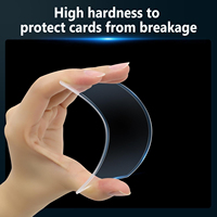 Protège-cartes rigides en PVC transparent 35PT 3x4 personnalisés pour cartes de sport, de baseball, de collection et de jeu TCG