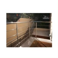 Rampe en câble métallique flexible en laiton pour balcons, rampes d'escalier, garde-corps en câble en acier inoxydable pour applications extérieures et villas