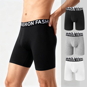 Boxer da <span class=keywords><strong>Uomo</strong></span> di Tendenza 2025, Asciugatura Rapida, Traspiranti, Pantaloncini in Rete, Slip Sportivi, Intimo Maschile Standard in <span class=keywords><strong>Cotone</strong></span> - Product Image 4