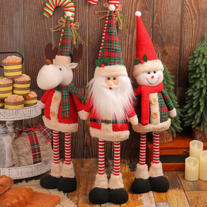 Nuevo estilo, múltiples muñecas navideñas, juguetes <span class=keywords><strong>de</strong></span> pie, muñeco <span class=keywords><strong>de</strong></span> nieve navideño, muñeco <span class=keywords><strong>de</strong></span> <span class=keywords><strong>reno</strong></span>, adornos para escaparates <span class=keywords><strong>de</strong></span> Hotel - Product Image 2