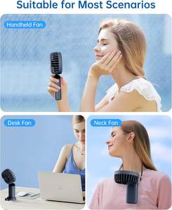 Ventilador Portátil Mini USB Recargable de 1200 mAh al por Mayor de Fábrica, Ventiladores Plegables de Mano Personalizables para Hoteles, Portátiles - Product Image 4