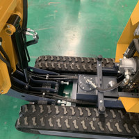 Mini-dumper sur chenilles YH-500, camion benne de 500 kg, machine à déchargement hydraulique autonome pour usage agricole et de jardinage