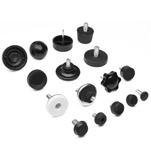<b>Adjustable</b> Furniture Feet M6 M8 M10 Plastic Anti-slip With Screws For <b>Table</b> Minimalist Design Easy Installation - Product Image 1