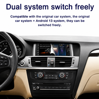 Radio para Auto con Android 14 para BMW X3 F25 X4 F26 NBT, 2+32GB, CarPlay Inalámbrico, Android Auto, MP3/MP4, GPS Integrado, Pantalla Dividida