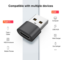 Adaptateur OTG de charge et de données USB-C femelle vers USB 3.0 Type A mâle