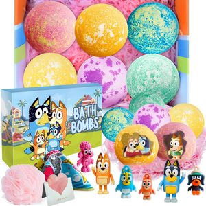 Bombas de Baño Redondas de Lujo para Niños con Sorpresa en <span class=keywords><strong>el</strong></span> Interior, Fórmula Orgánica, Aceites Esenciales Naturales, Paquete a Granel de 100g - Product Image 1