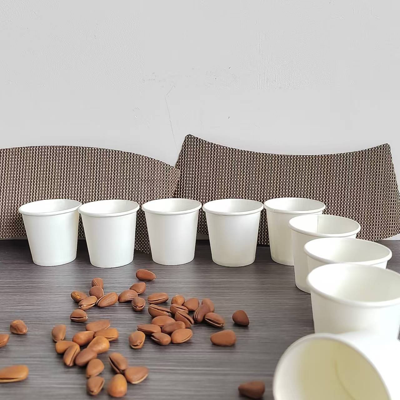 3-ounce Sampling Papercup with Eco-friendly Plastic and Paper Packaging for Tasting and Small Amounts of Energy Drink Tequila
