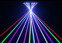 6-Köpfige RGB Vollfarbige Fat-Beam DJ Moving Head Laser Disco-Beleuchtung für Privathaushalte 500mW/1W DMX512 IP33