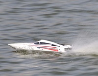 Perahu Rc Remote Control Besar Kecepatan Rtr 2.4G Kualitas Tinggi dengan Balap Elektrik Brushless 2-CH untuk Mainan Anak-anak Dewasa
