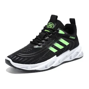 JZM-2318New men's leisure sports walking shoes running shoes mesh surface material fresh and breathable