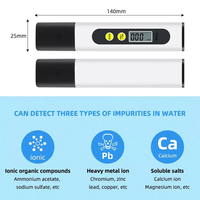 Stylo testeur numérique TDS professionnel |   Testeur de pureté de l'eau portable pour l'eau potable, les piscines, les serres et les fermes