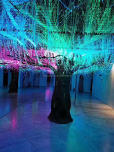 3Meter 1,0mm Pmma <span class=keywords><strong>Fiber</strong></span> Glowing 45W RGB Farbwechsel Avatar Tree Lighting Sparkle Tree <span class=keywords><strong>Light</strong></span> LED Glasfaser-Außen leuchten - Product Image 6