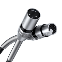 Câble audio-vidéo Serpiente noir personnalisable OEM, haute qualité HIFI, XLR mâle-femelle, robuste, gaine PVC équilibrée, blindé