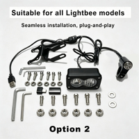 Phare LED USB à double lentille Trontech, IP67 Plug & Play, éclairage avant Baja pour Surron Light Bee X, Talaria, Segway E-Moto, Dirt Bike