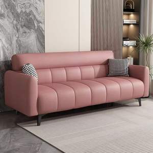 Sofá Cama Seccional Moderno de 3 Plazas, Tapicería de Cuero PU, Ecológico y Duradero para Comedor, Hotel, Apartamento, Uso <span class=keywords><strong>Exterior</strong></span> - Product Image 5