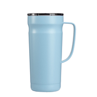 Gobelet isotherme en acier inoxydable personnalisé de 600 ml, portable, pour le voyage, tasses à café thermiques