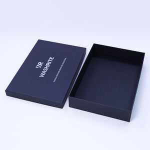 Customized Luxury Body Care Cosmetic <b>Black</b> Lid And Base Packaging Rigid Paper <b>Box</b> With Logo - Product Image 2