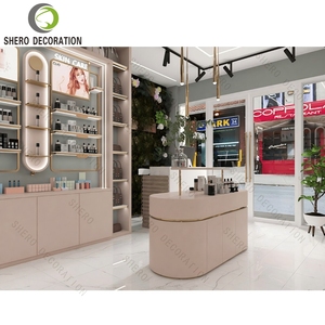 ตู้โชว์ร้านเครื่องสำอาง ออกแบบเองได้ ตู้โชว์ผลิตภัณฑ์ดูแลผิว ตู้โชว์เครื่องสำอางที่ทนทาน สำหรับร้านค้าปลีก - Product Image 3