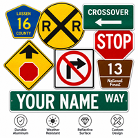 Panneaux de signalisation routière américains personnalisés, panneaux de signalisation routière en aluminium réfléchissants, panneaux de signalisation pour passages à niveau ferroviaires, panneaux de signalisation pour forêts nationales