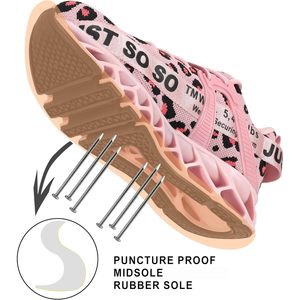 Scarpe da ginnastica in acciaio Premium per uomo donna scarpe di sicurezza da lavoro a prova di puntura protettiva per l'utilità del magazzino edile industriale - Product Image 5