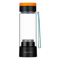 Logo personnalisé Bouteille d'eau hydrogénée Smart Portable Recharge Générateur riche en hydrogène Tasse en plastique Bouteille d'eau riche en hydrogène