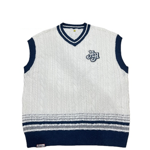 Suéter con cuello en V Unisex, prendas de punto suaves, informal, invierno, cálido, moda, tamaño personalizado, logotipo de Color, suéter de hilo de lana, máquina de tejer - Product Image 1