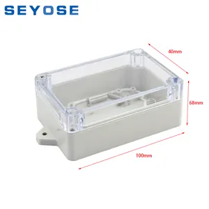 IP65 Waterproof ABS Plastic Electronic Enclosures with Transparent Cover 100*68*40mm lcd enclosures