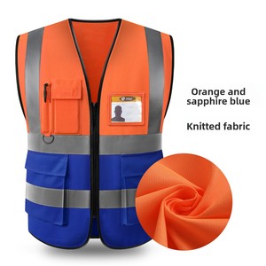 Chaleco de Seguridad con Bolsillos, Chaleco de <span class=keywords><strong>Trabajo</strong></span> de Lona para Verano, Chaleco de Seguridad Verde ANSI, Los Mejores <span class=keywords><strong>Chalecos</strong></span> de Seguridad para <span class=keywords><strong>Hombre</strong></span> - Product Image 5