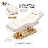 Table de massage de luxe moderne, lits pour extensions de cils, lits de massage électriques à 4 moteurs pour salon, lits cosmétiques, lits de soin du visage, ensemble de lits de beauté