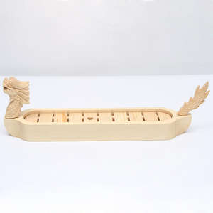 Bambu 100% Comida Grande Japonês Sashimi Suit Sushi Bandeja Barco Sushi Madeira Restaurante Equipamento Casa Sushi Boat - Product Image 4